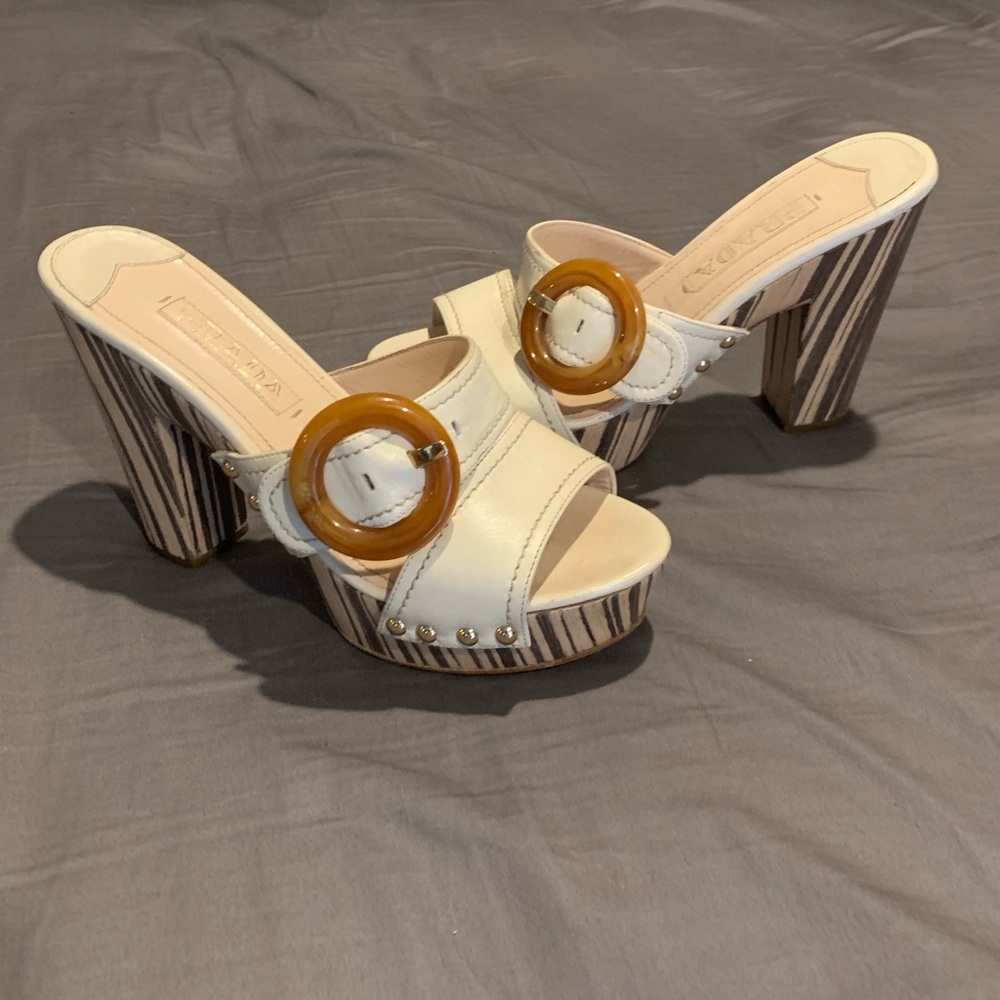 Vintage Prada heels/wedge